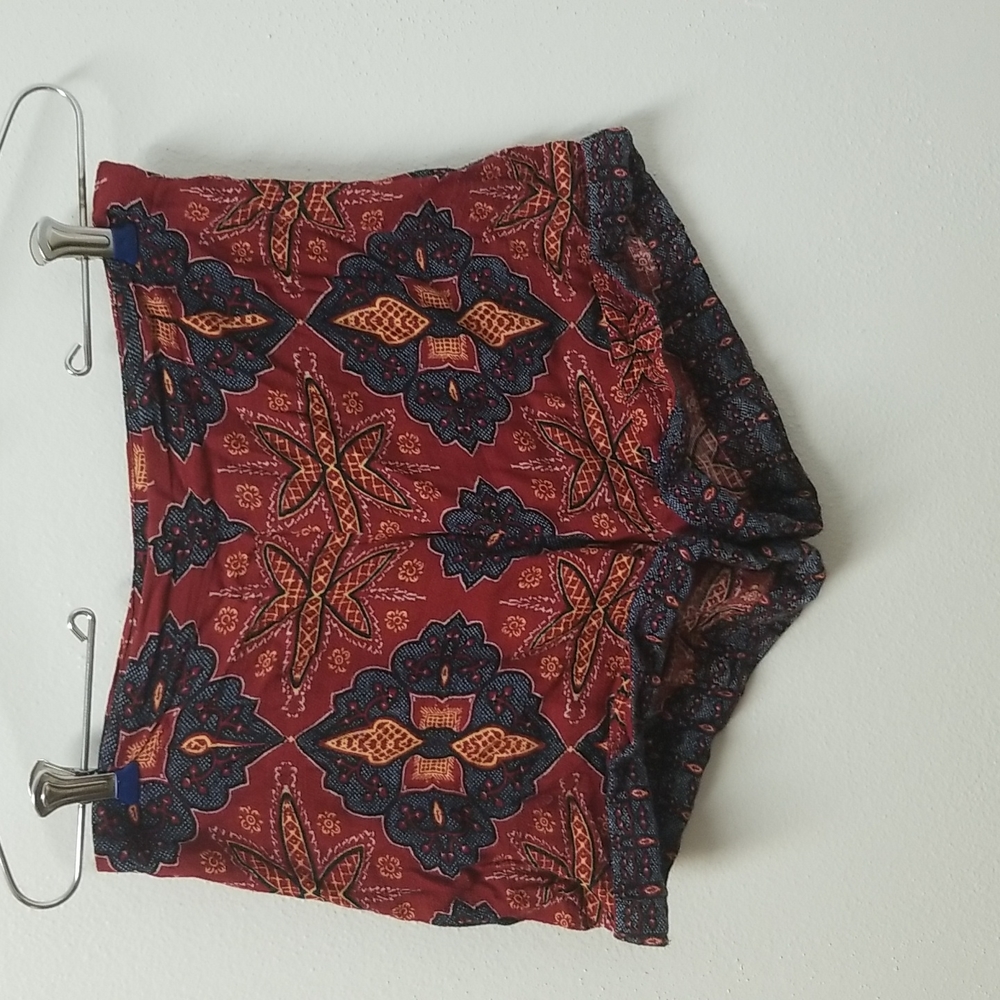 Boho high waisted shorts